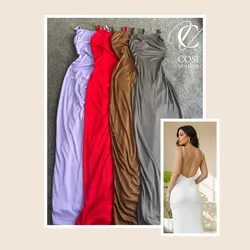 Vestido espalda descubierta/ levanta glúteos 