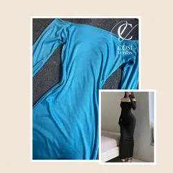 Vestido Ranglan en azul 