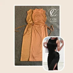 Vestidos abiertos a los lados💗 (tela espagueti)
