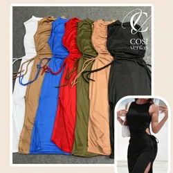 Vestidos abiertos a los lados💗 (tela espagueti)