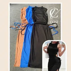 Vestidos abiertos a los lados💗 (tela espagueti)
