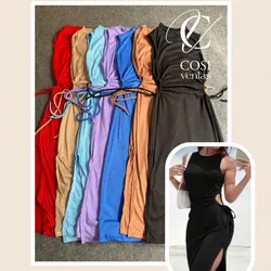 Vestidos abiertos a los lados💗 (tela espagueti)