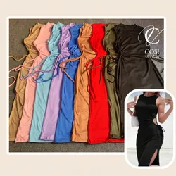 Vestidos abiertos a los lados💗 (tela espagueti)