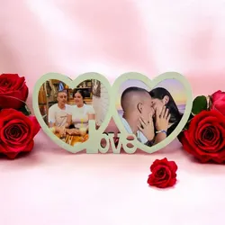 Cuadro Love de 2 Corazones