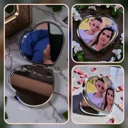 Espejos corazón para bolso