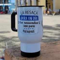 Jarra cervecera térmica blanca