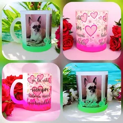 Jarras de cristal nevado