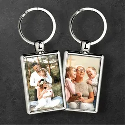 Llavero metálico cuadrado sin abridor