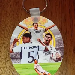 Llavero ovalado de MDF