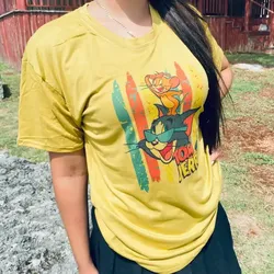 Pullover Mostaza Oscuro Tejido Poly spandex (adultos)