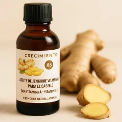 🔥 Aceite de Jengibre Vitaminado (A, D y E)