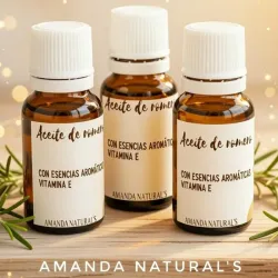 🫒 Aceite de Romero con esencias aromáticas y Vitamina E