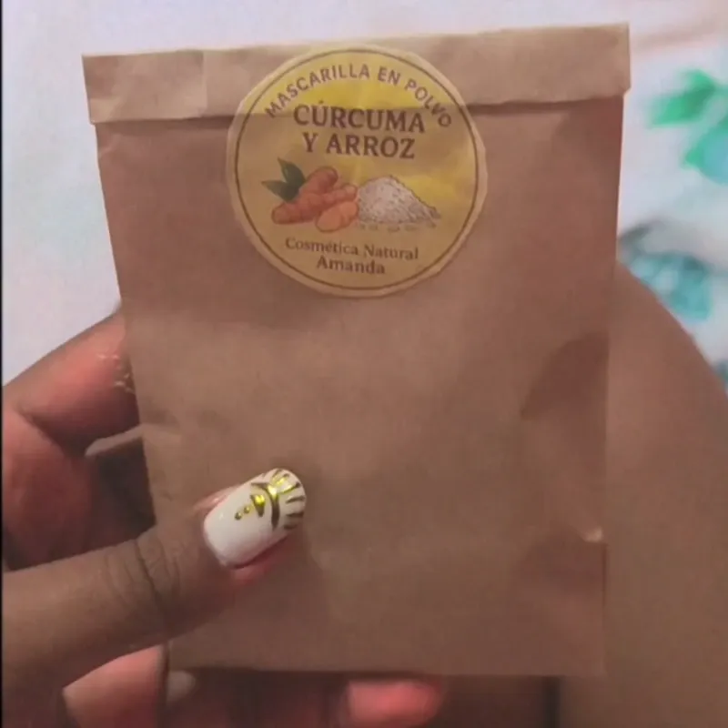 Mascarilla de cúrcuma y arroz 🌾