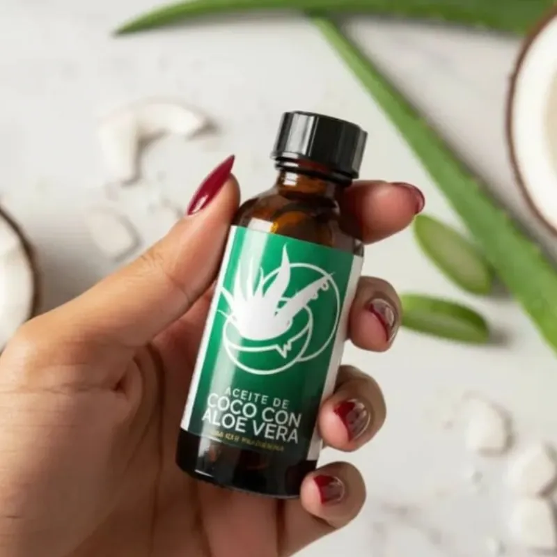 Aceite de Coco con Aloe Vera 30ml