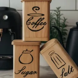 Frascos de Madera