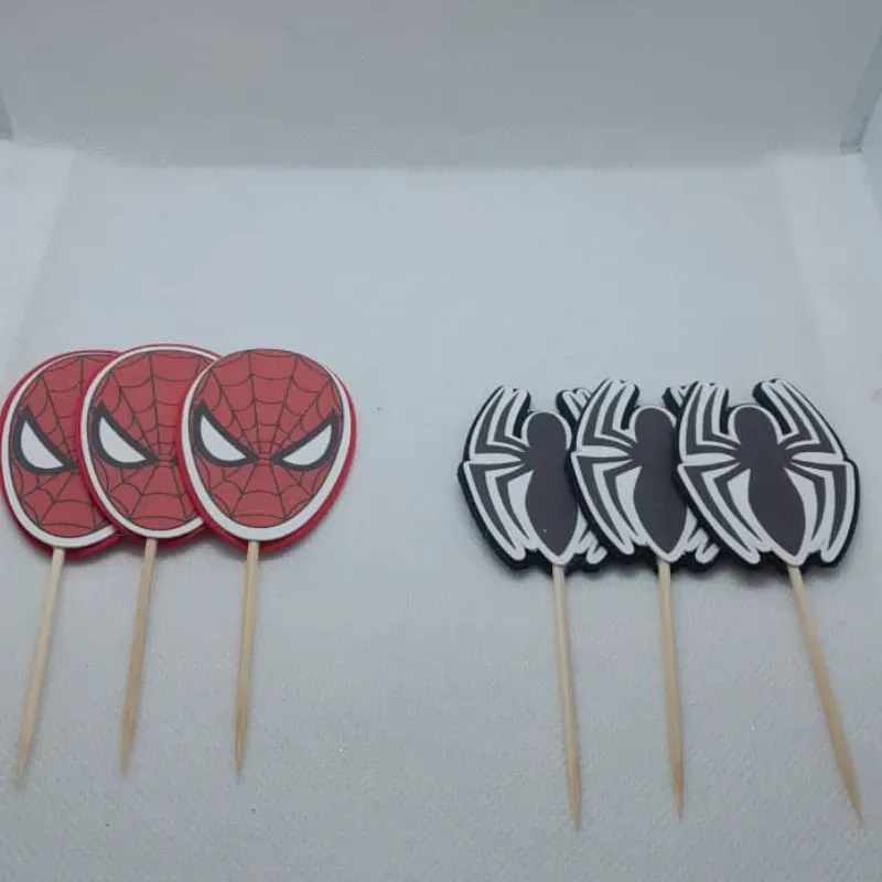 11-03 Cupcake topper Spiderman