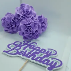 Happy Birthday morado