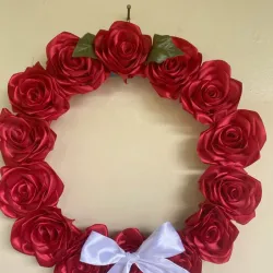 Decoración de rosas