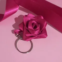 Llaveros mini rosa