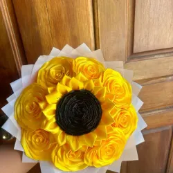 Ramo rosa y girasol  8