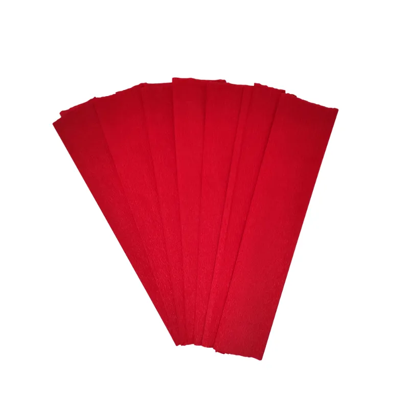 Papel crepe rojo