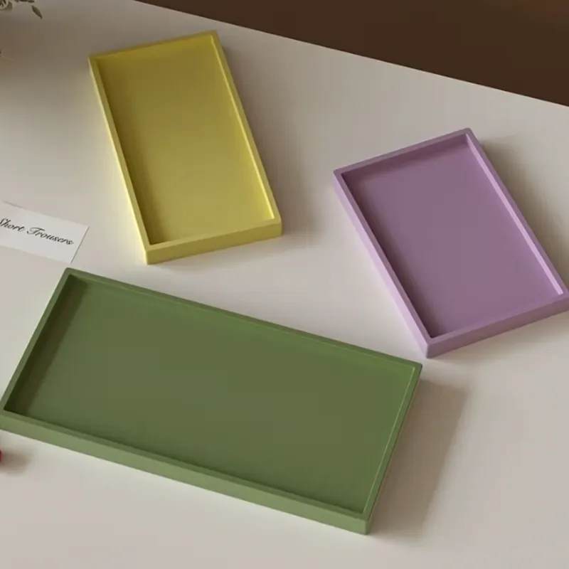 Bandeja rectangular lisa