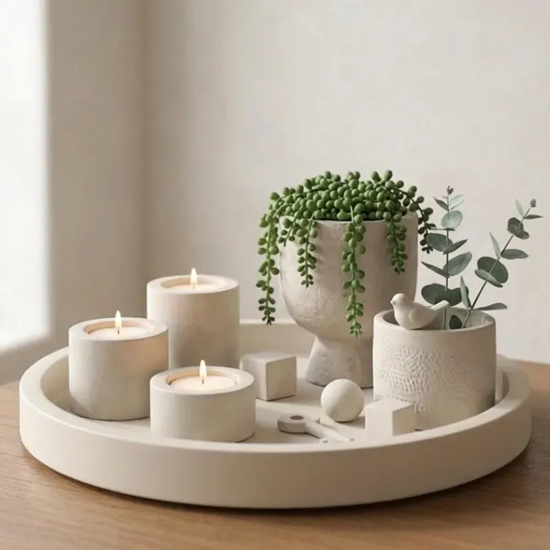 Bandeja redonda grande