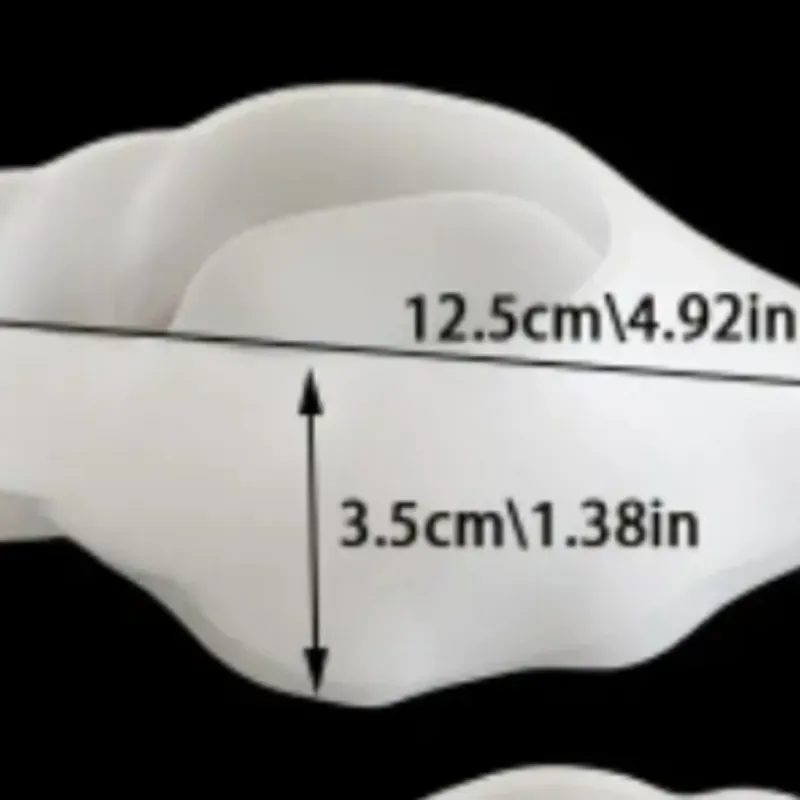 Caracol de yeso. Para plantas artificiales o para velas (no incluidas)