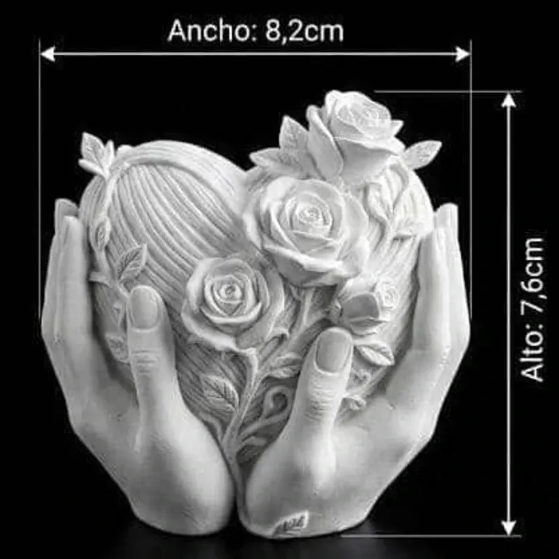 Esencia de amor. Figura decorativa de yeso