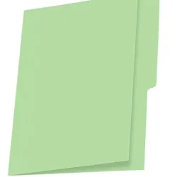 File de cartulina. Verde pastel