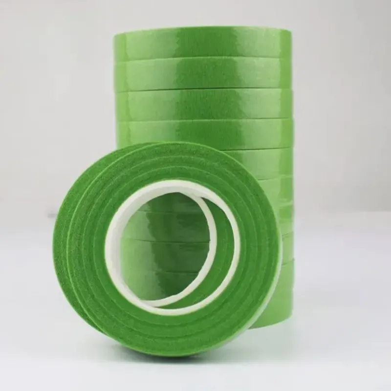 Floral tape verde manzana 