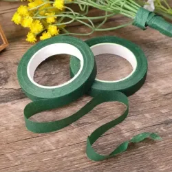 Floral tape verde oscuro 