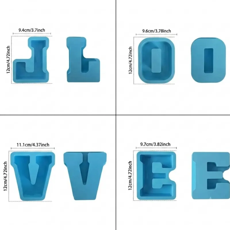 Letras decorativas de yeso. Gran tamaño. LOVE