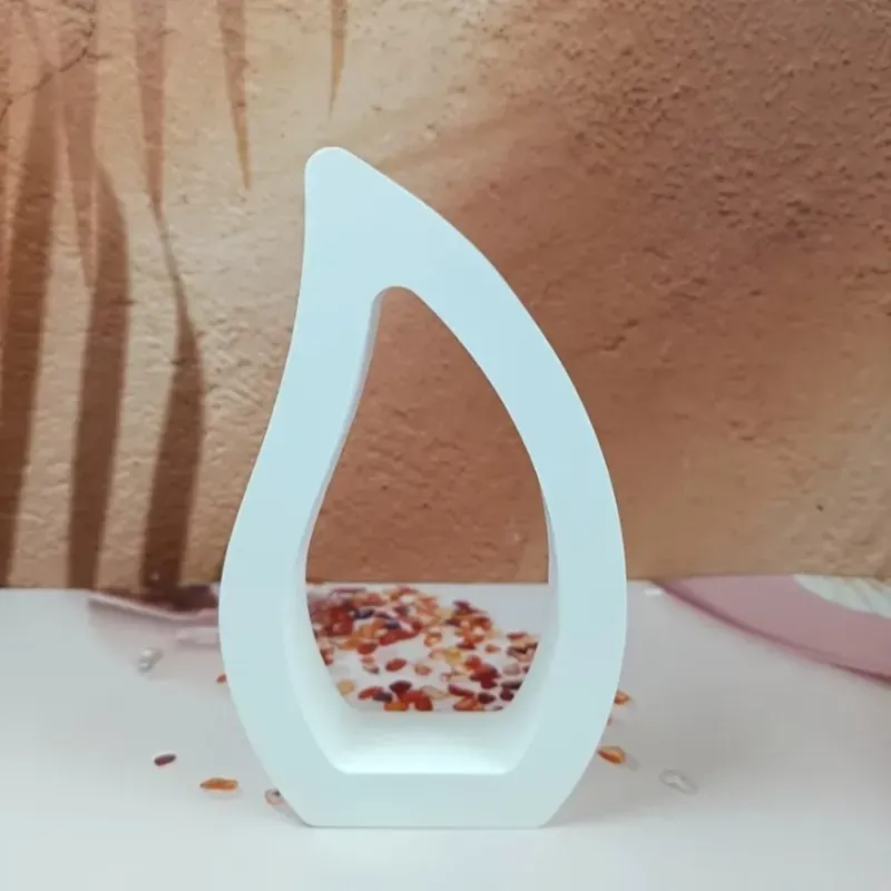 Llama Zen. Figura decorativa de yeso. No incluye vela