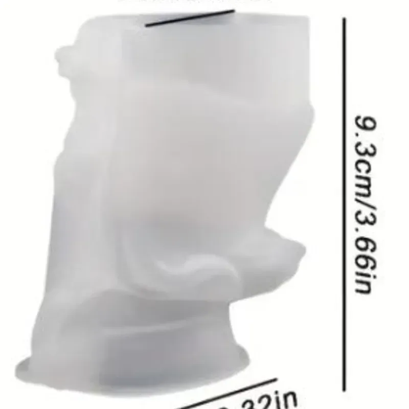 Maceta de yeso " Muchacha bonita"