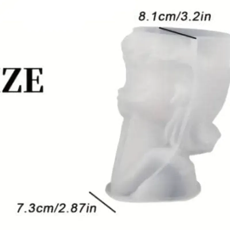 Maceta de yeso "Niña bonita"