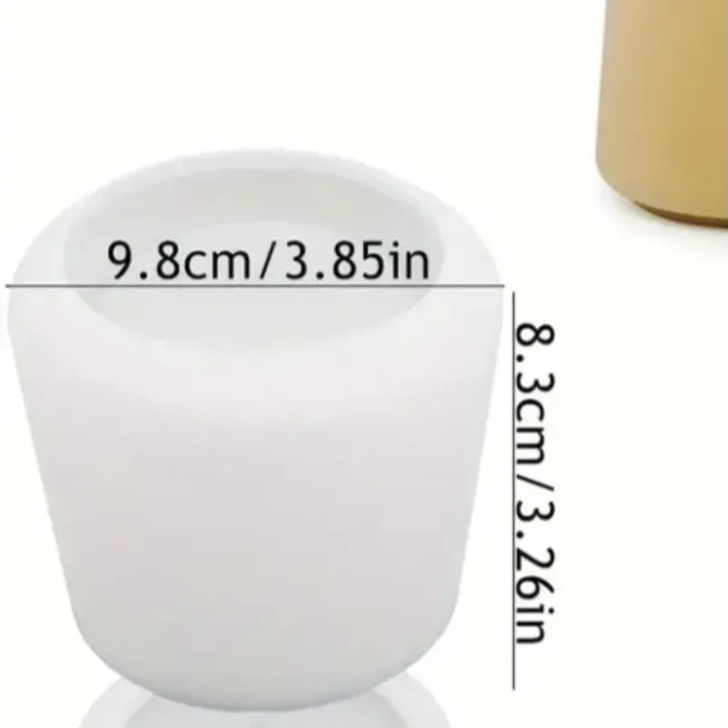 Maceta trapezoidal. Para plantas artificiales o para velas (no incluidas)