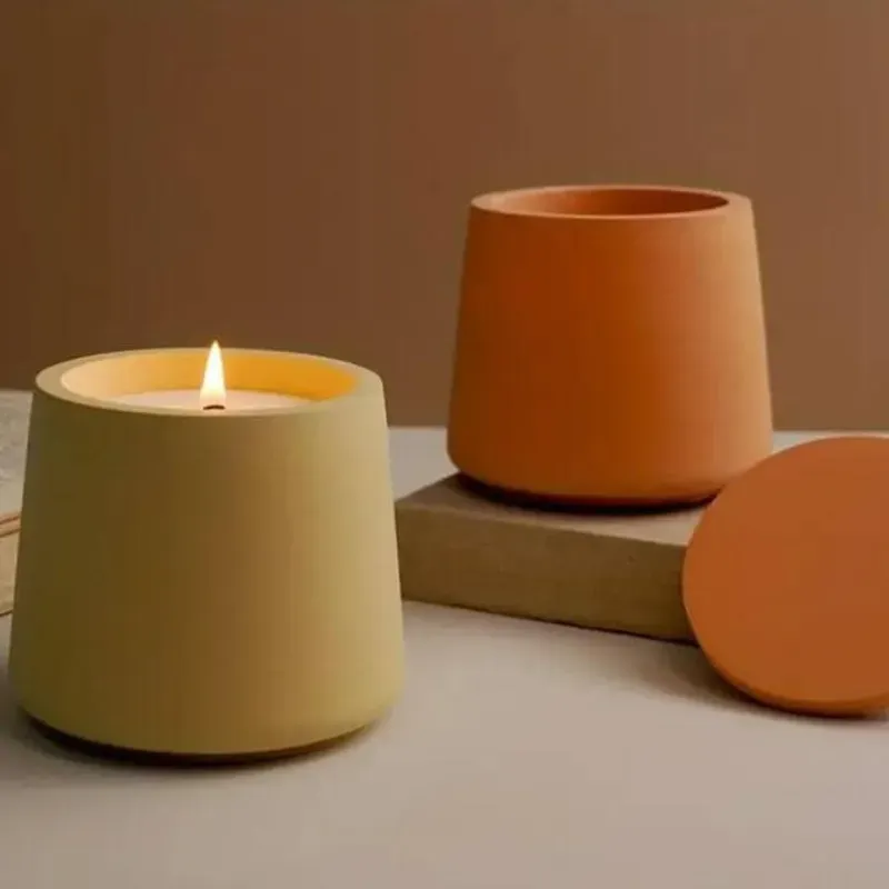 Maceta trapezoidal. Para plantas artificiales o para velas (no incluidas)