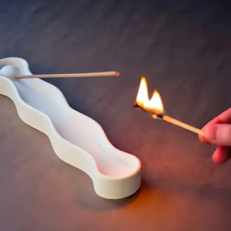 Portaincienso de yeso