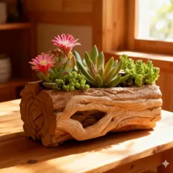 Tronco. Para plantas artificiales o para velas (no incluidas)