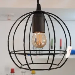 Lámpara vintage redonda