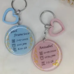 Llaveritos de recuerdo de bebé