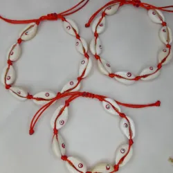 Pulseras de caracoles 
