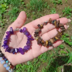 Pulseras de cuarzos en chips 