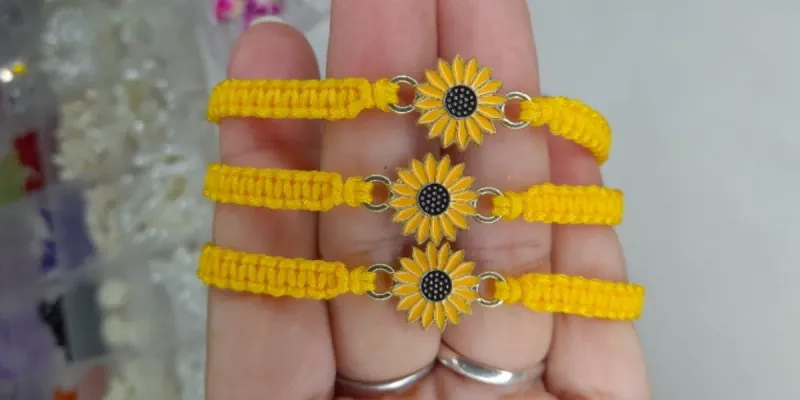 Pulseras de girasol