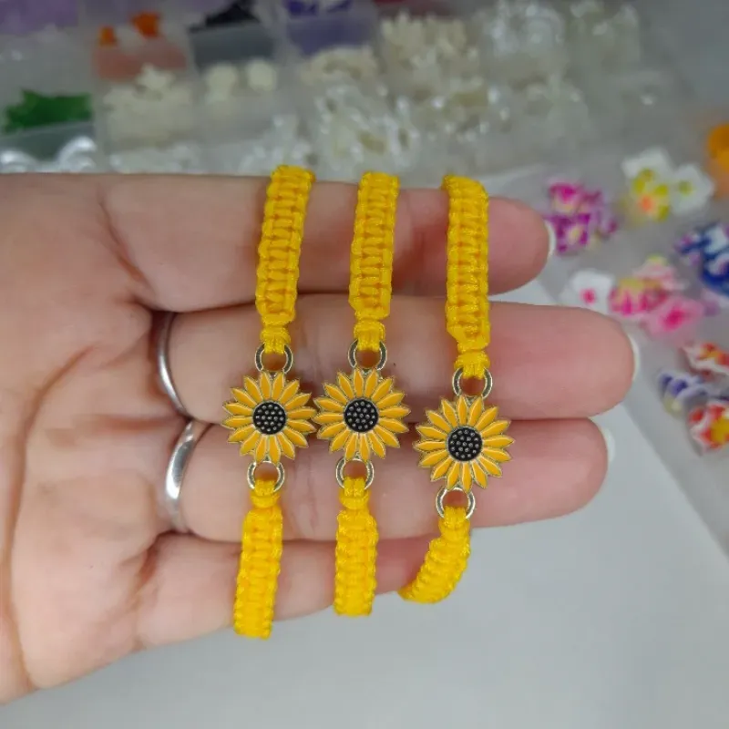 Pulseras de girasol