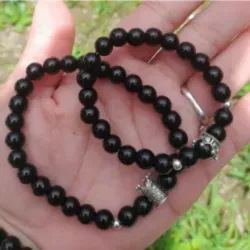 Pulseras de piedra onix