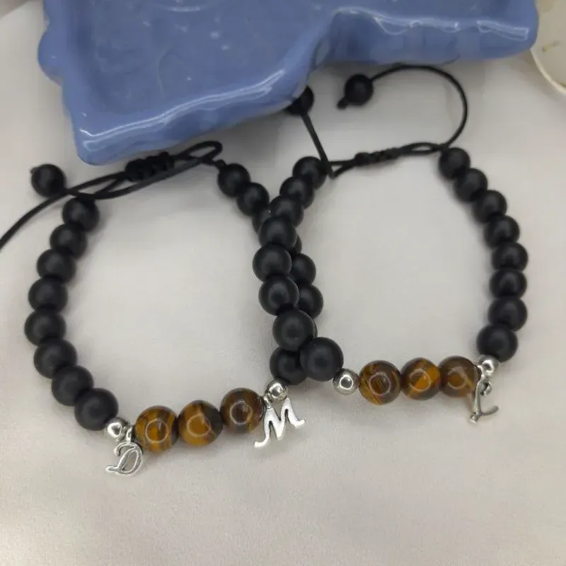 Pulseras de piedra Onix y Ojo de Tigre