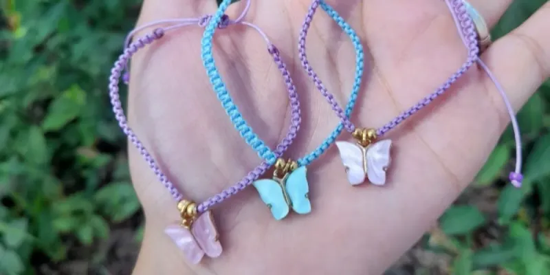 Pulseritas de mariposas 