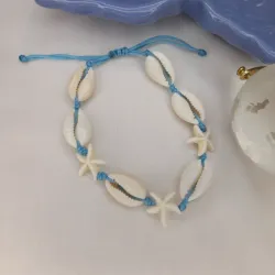 Tobillera de caracoles